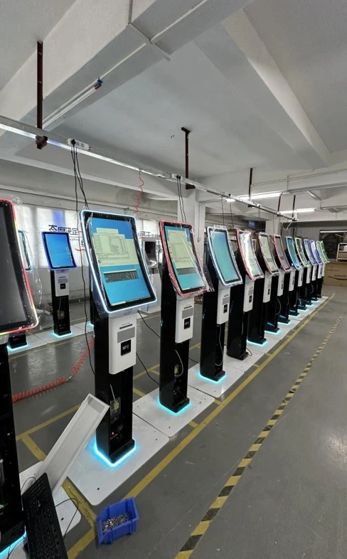 23.6inch Curved Screen Queue Kiosk